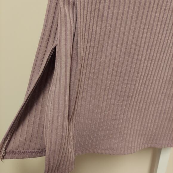 Say What‎ Ribbed Midi Slip Dress M Adjustable Straps Y2K Bodycon Fairy Grunge - Picture 3 of 10